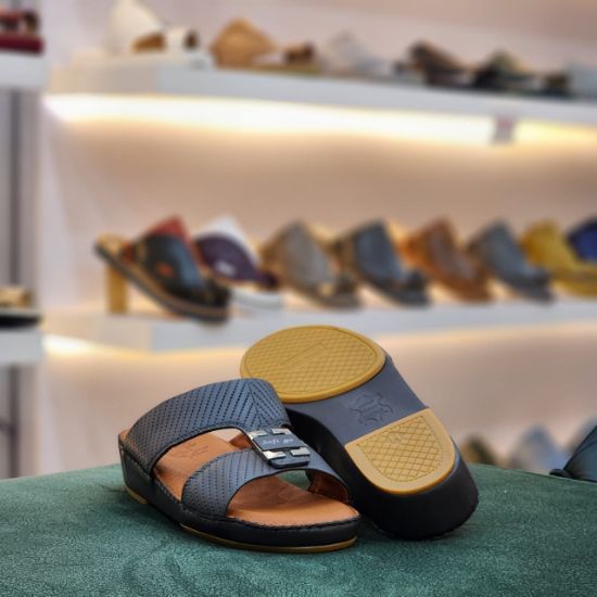 صورة حذاء تميمي جلد طبيعي مديل ت33